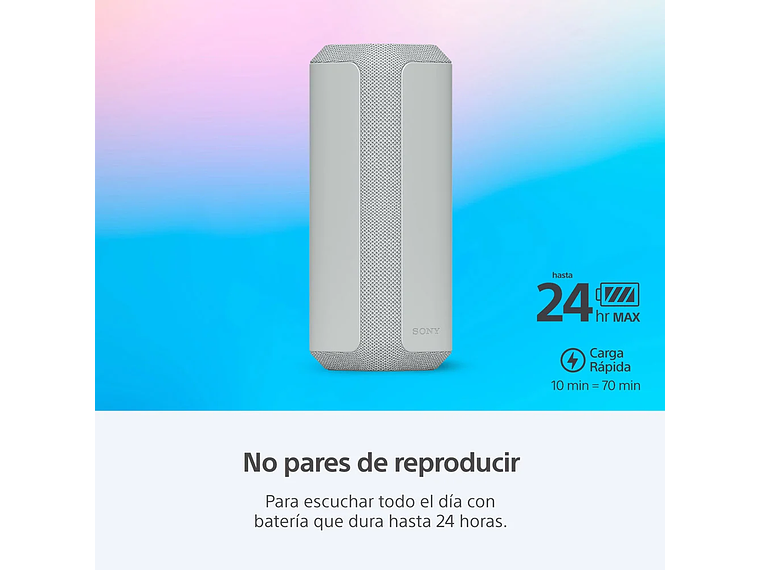 PARLANTE INALÁMBRICO PORTÁTIL XE300 DE LA SERIE X GRIS 3