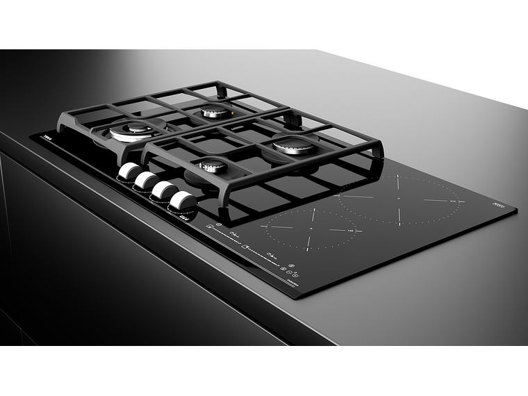 ENCIMERA VITROCERÁMICA GAS + INDUCCIÓN 6 QUEMADORES JZC 96342 BBB TEKA 6
