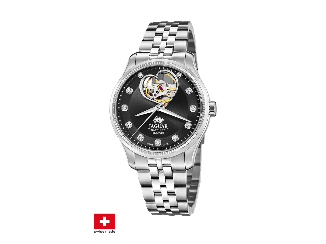 RELOJ DE PULSERA JAGUAR J994/3 SWISS NEGRO MUJER AUTOMÁTICO 1