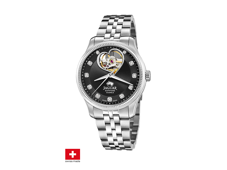 RELOJ DE PULSERA JAGUAR J994/3 SWISS NEGRO MUJER AUTOMÁTICO 1