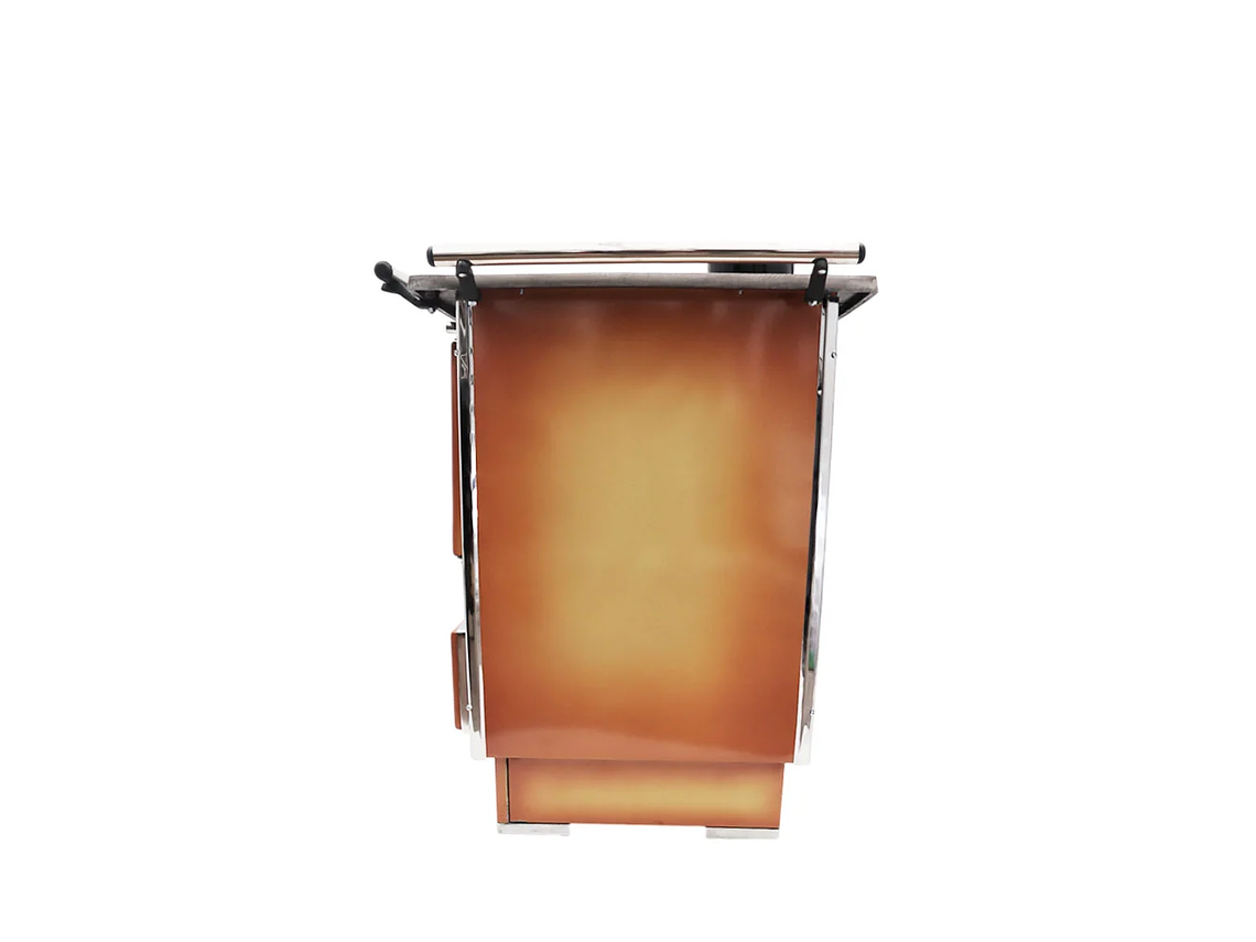 COCINA A LEÑA 4P MODELO GLASS ALTA 92×62 DIFUMADO 6