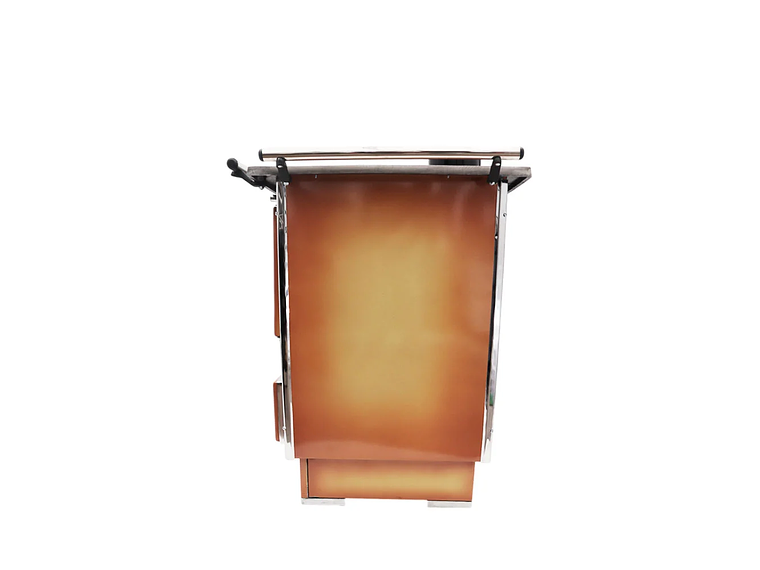 COCINA A LEÑA 4P MODELO GLASS ALTA 92×62 DIFUMADO 6