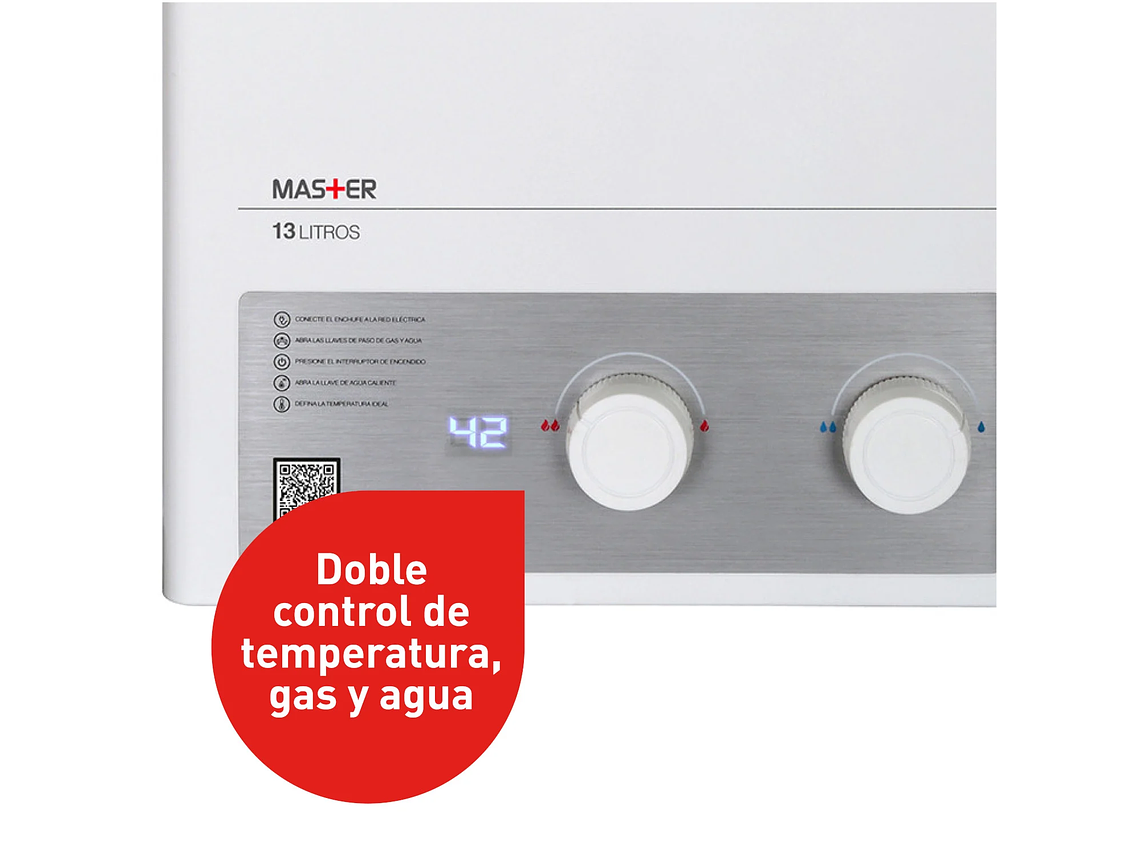 CALEFONT 13 LITROS GAS LICUADO TIRO FORZADO SPLENDID 3