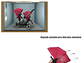 COCHE DOBLE DUO RECLINABLE 6 MODOS EN 1 LUBABYCAS NEGRO - Miniatura 5