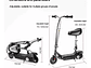 SCOOTER ADULTO ELÉCTRICO PLEGABLE METALICO 2 RUEDAS 15 KM/H / 215197 - Miniatura 6