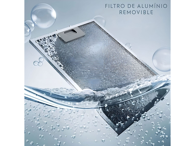 CAMPANA COCINA DECORATIVA ELECTROLUX ISLA 90CM TIMER CE9IF 6