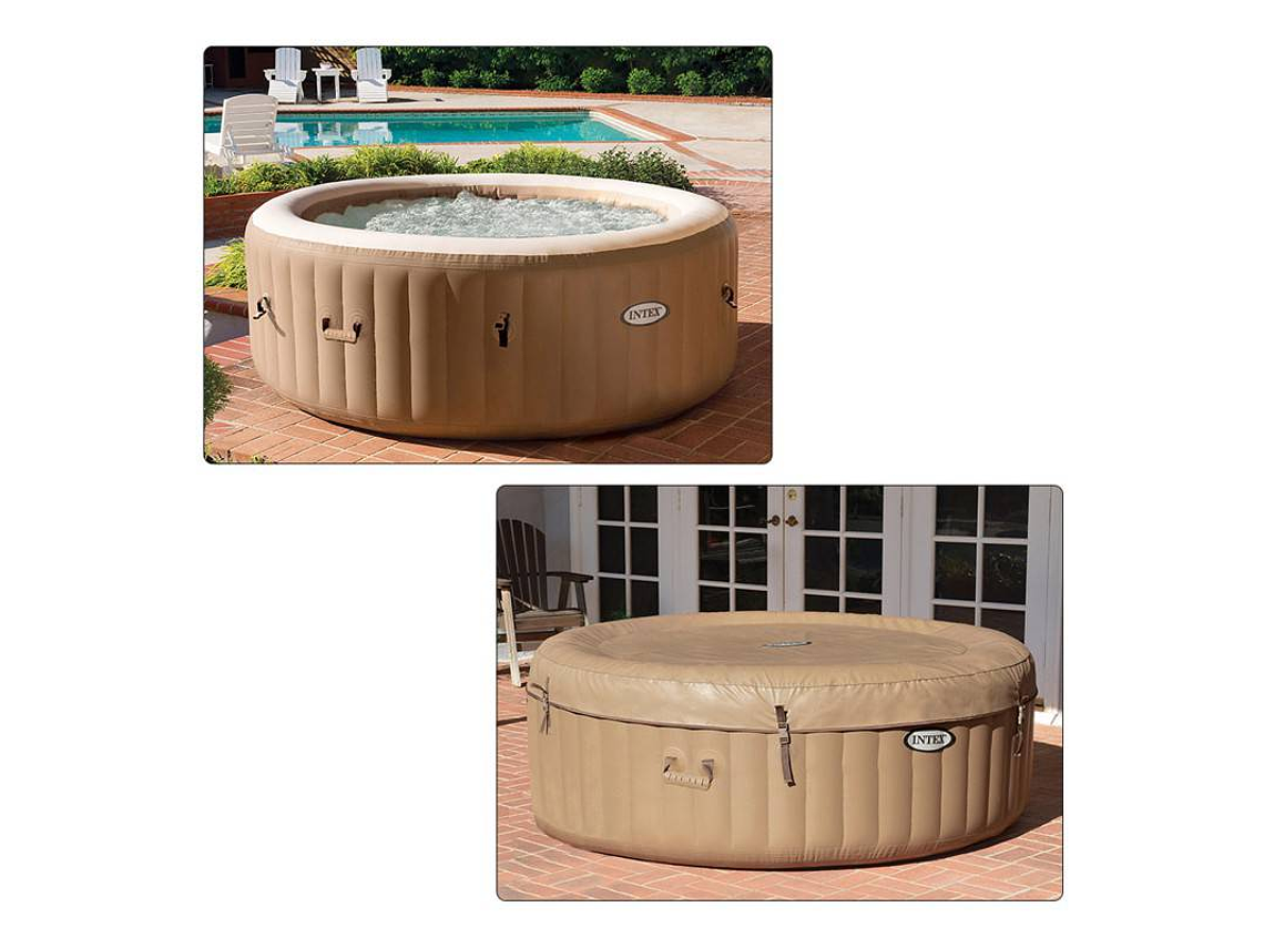 SPA INFLABLE INTEX PARA 6 PERSONAS CON SISTEMA DE BURBUJAS INCORPORADO 2