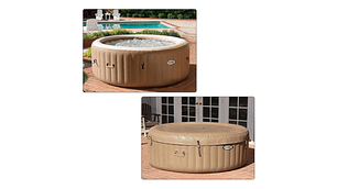 SPA INFLABLE INTEX PARA 6 PERSONAS CON SISTEMA DE BURBUJAS INCORPORADO