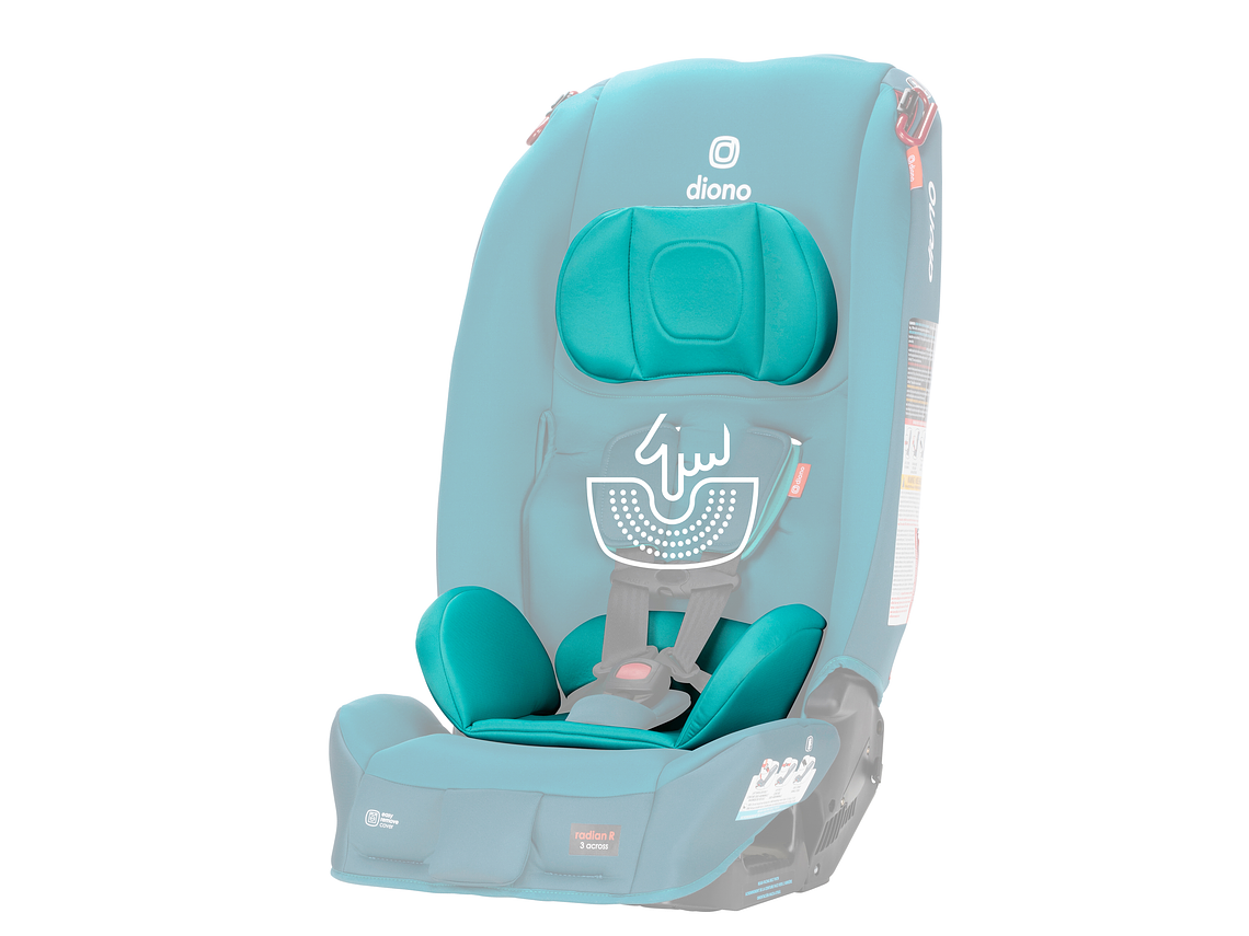 SILLA DE AUTO CONVERTIBLE DIONO RADIAN® 3R EDICIÓN CALIPSO RAZZ 2