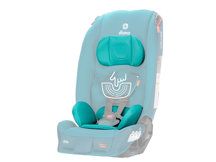 SILLA DE AUTO CONVERTIBLE DIONO RADIAN® 3R EDICIÓN CALIPSO RAZZ 2