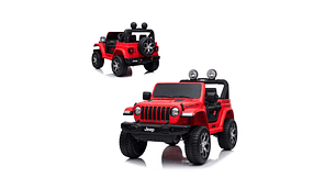 JEEP A BATERIA PARA NIÑOS WRANGLER RUBICON ROJO