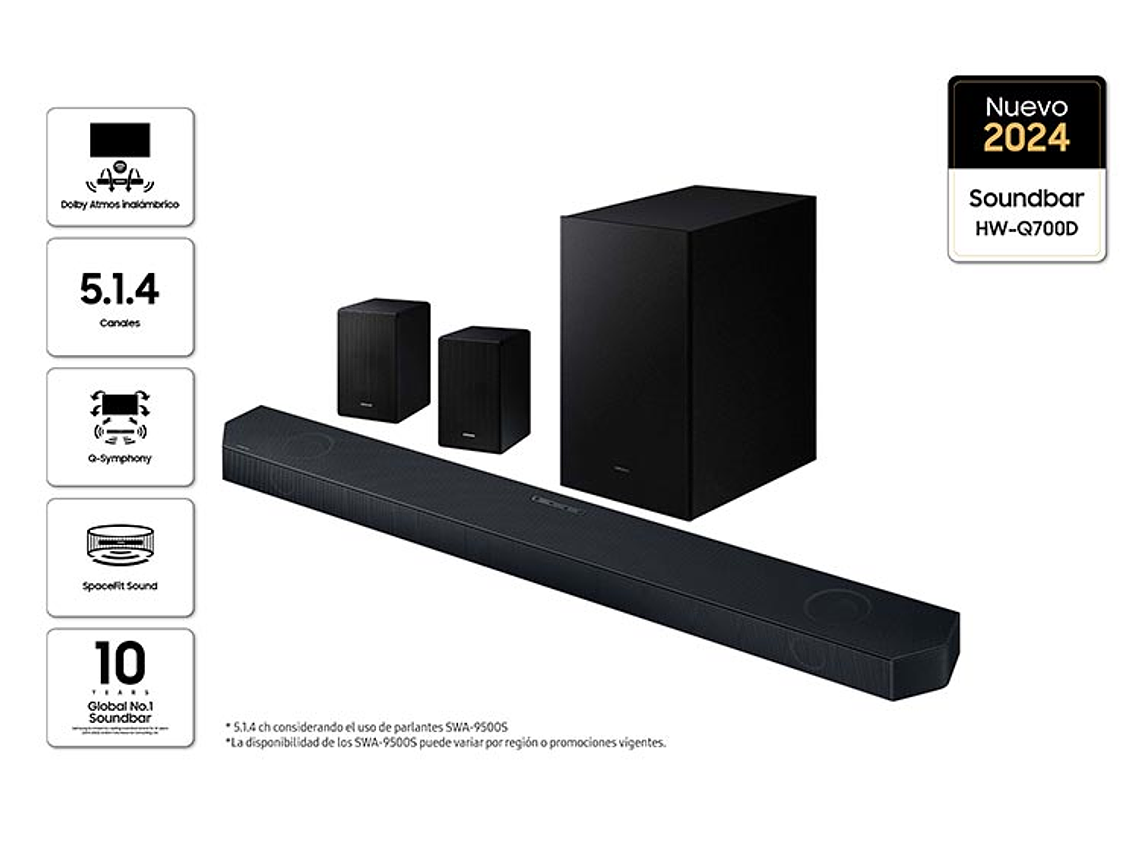 SOUNDBAR SAMSUNG HW-Q700D 5.1.4 CH 1