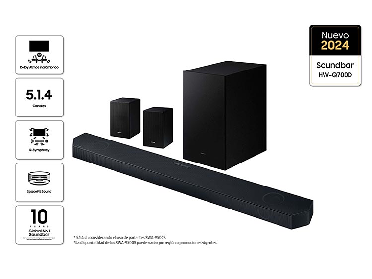 SOUNDBAR SAMSUNG HW-Q700D 5.1.4 CH 1