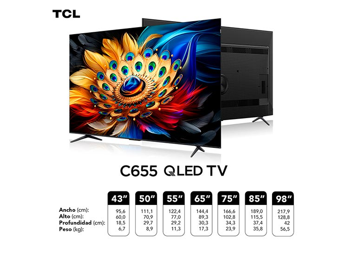 SMART TV TCL QLED UHD 4K 85