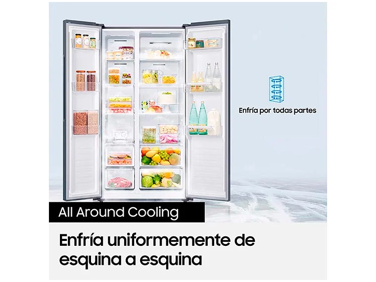 REFRIGERADOR SAMSUNG SIDE BY SIDE 585 L RS58T5561B1/ZS FAMILY HUB 9