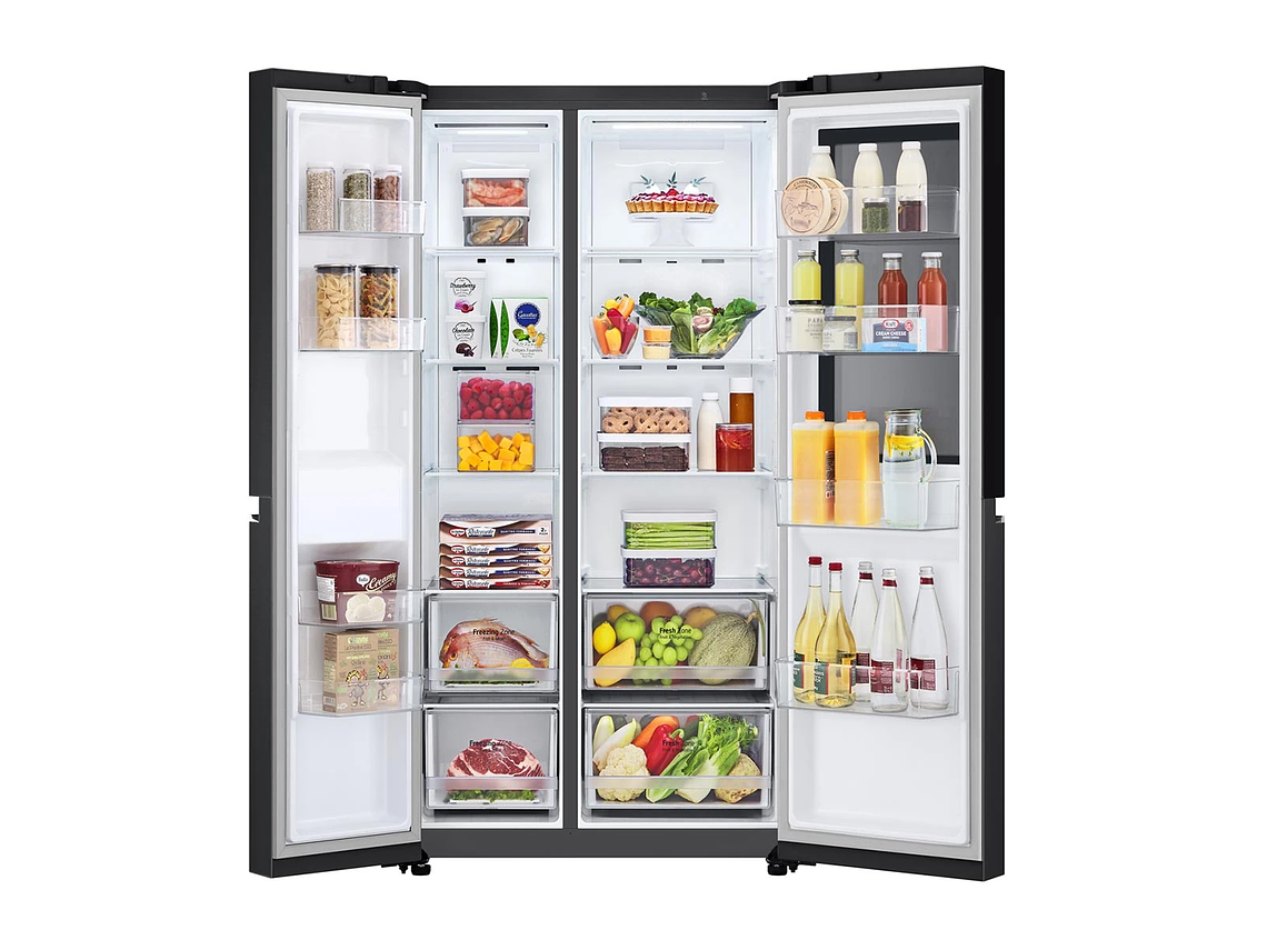 REFRIGERADOR SIDE BY SIDE LG 647 L NO FROST GS66BVM 6