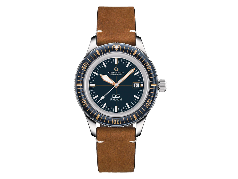 RELOJ CERTINA HOMBRE DS PH200M CUERO CAFE 1