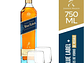 WHISKY JOHNNIE WALKER BLUE LABEL 750CC + 2 VASOS DE REGALO - Miniatura 1