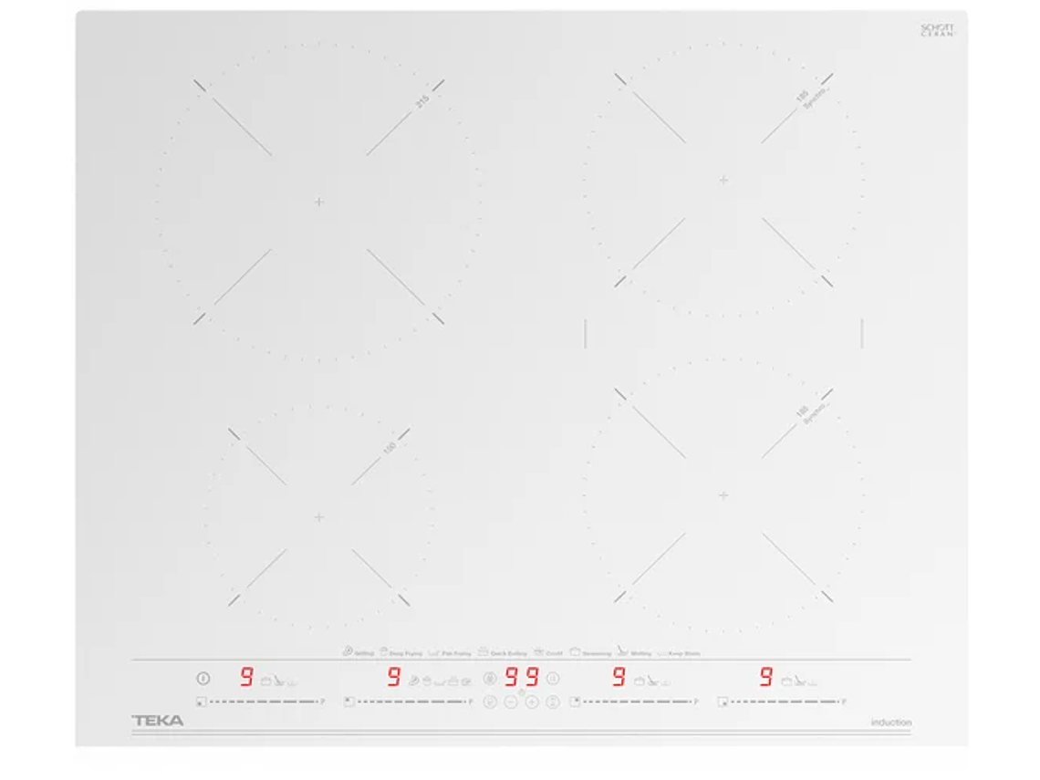 ENCIMERA DE INDUCCIÓN 4 QUEMADORES IZC-64630 WH MST BLANCO TEKA 2