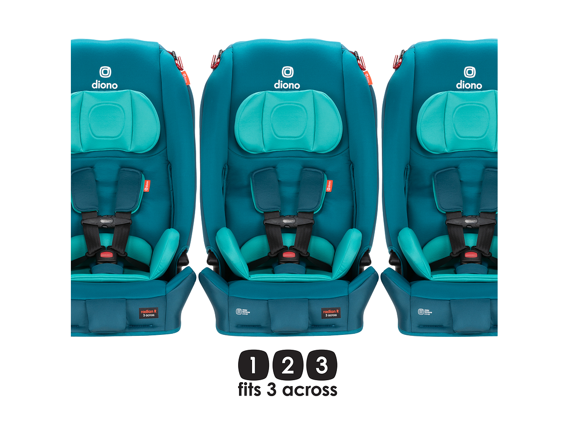 SILLA DE AUTO CONVERTIBLE DIONO RADIAN® 3R EDICIÓN CALIPSO RAZZ 7