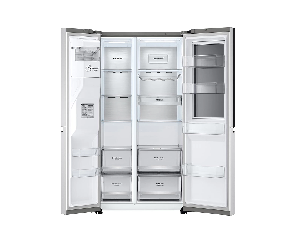 REFRIGERADOR SIDE BY SIDE LG 598 L NO FROST GS66SXNC 5