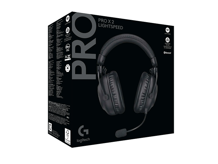 AUDÍFONOS LOGITECH HEADSET X LIGHTSPEED 2 981 1262 PRO NEGRO 6