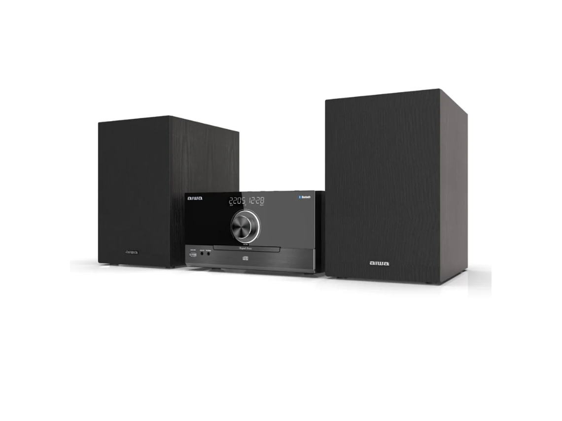 MICROCOMPONENTE AIWA MSBTU-600 CD-PLAYER, BLUETOOTH, FM, MICROSD, USB, AUX, 1