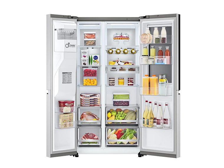 REFRIGERADOR SIDE BY SIDE LG 598 L NO FROST GS66SXNC 6