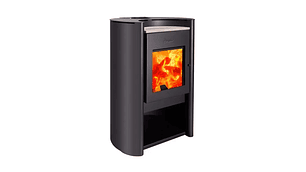 CALDERA A LEÑA RONDO 500 CHARCOAL. AMESTI