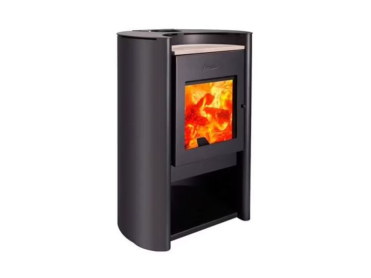 CALDERA A LEÑA RONDO 500 CHARCOAL. AMESTI 1