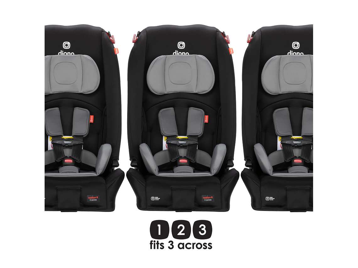 SILLA DE AUTO CONVERTIBLE DIONO RADIAN® 3R EDICIÓN LIMITADA (TORMENTA NEGRA) 6