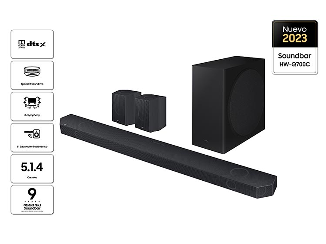 SOUNDBAR SAMSUNG SERIE Q HW-Q700C 2
