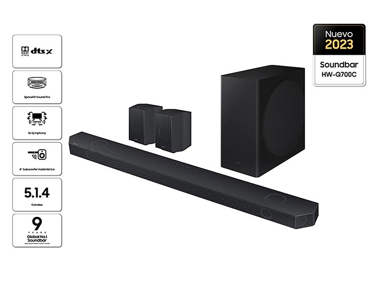 SOUNDBAR SAMSUNG SERIE Q HW-Q700C 2