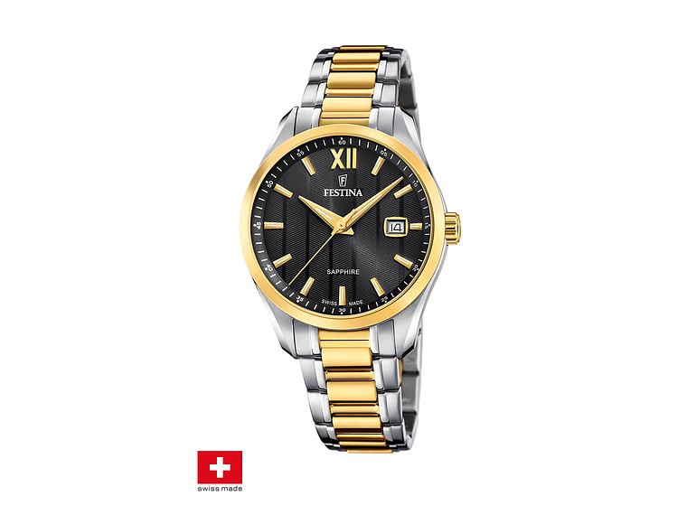 RELOJ FESTINA MUJER F20027/4 SWISS NEGRO ACERO CLASICO 1