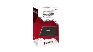 DISCO DURO EXTERNO KINGSTON XS1000 2TB USB 3.2 GEN 2 NEGRO