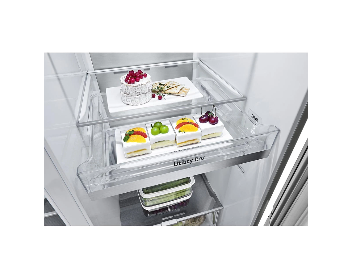 REFRIGERADOR SIDE BY SIDE LG 598 L NO FROST GS66SXNC 9