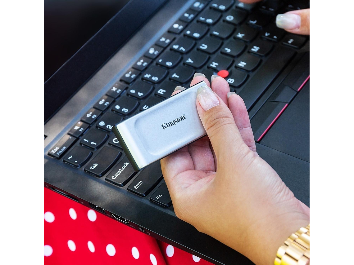 DISCO SÓLIDO SSD EXTERNO KINGSTON SXS2000/1000G 1TB GRIS 4