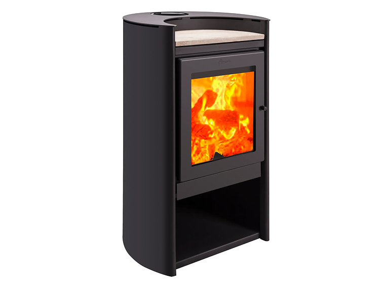 CALEFACTOR LEÑA AMESTI MODELO RONDO 490 1