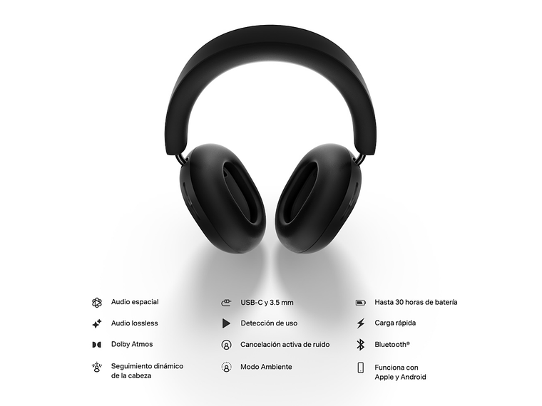 AUDÍFONOS BLUETOOTH SONOS ACE OVER EAR HEADPHONE NEGROS 7