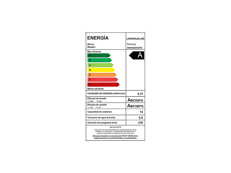 LAVAVAJILLAS SAMSUNG 14 CUBIERTOS SMART THINGS GRIS 7