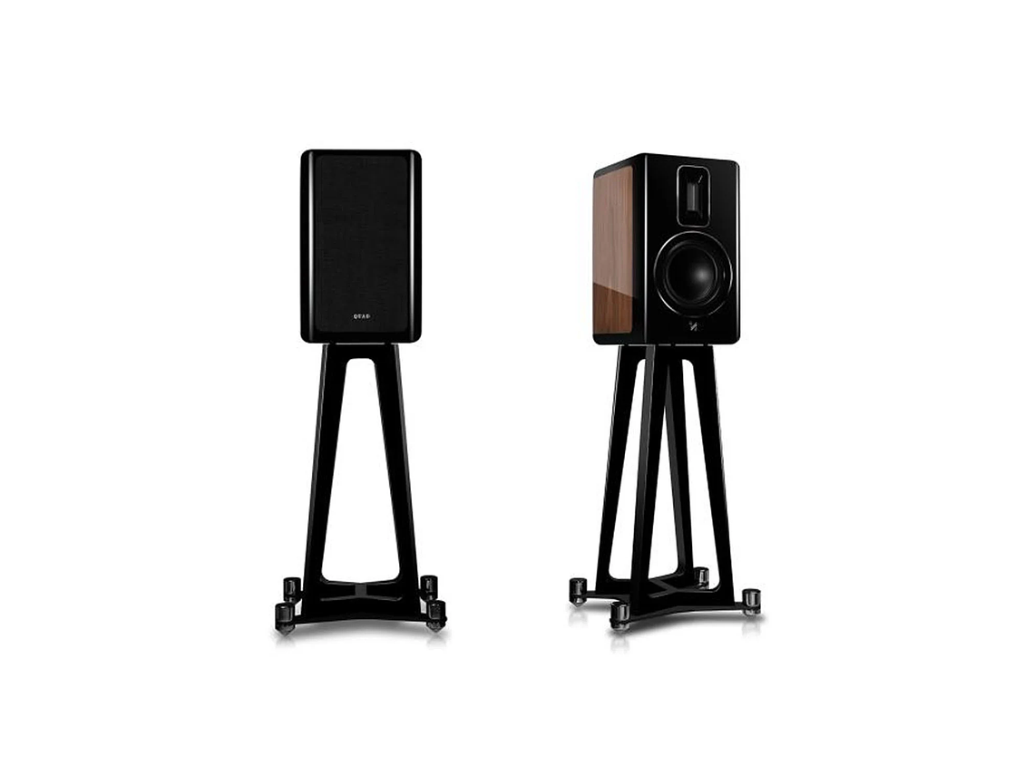 PARLANTE BOOKSHELF QUAD REVELA 1 CON PEDESTAL REVELA STAND 1