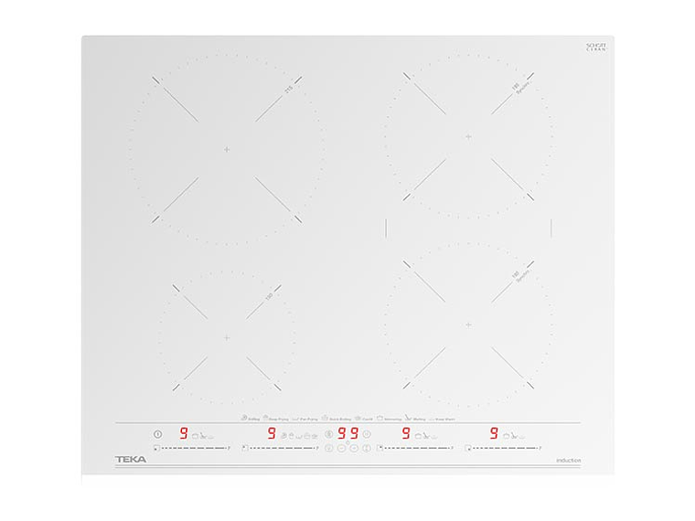 ENCIMERA ELÉCTRICA PLACAS DE INDUCCIÓN TEKA 4 PLATOS IZC 64630 WH MST 2