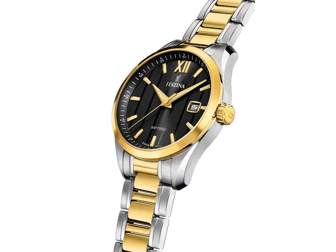 RELOJ FESTINA MUJER F20027/4 SWISS NEGRO ACERO CLASICO 2