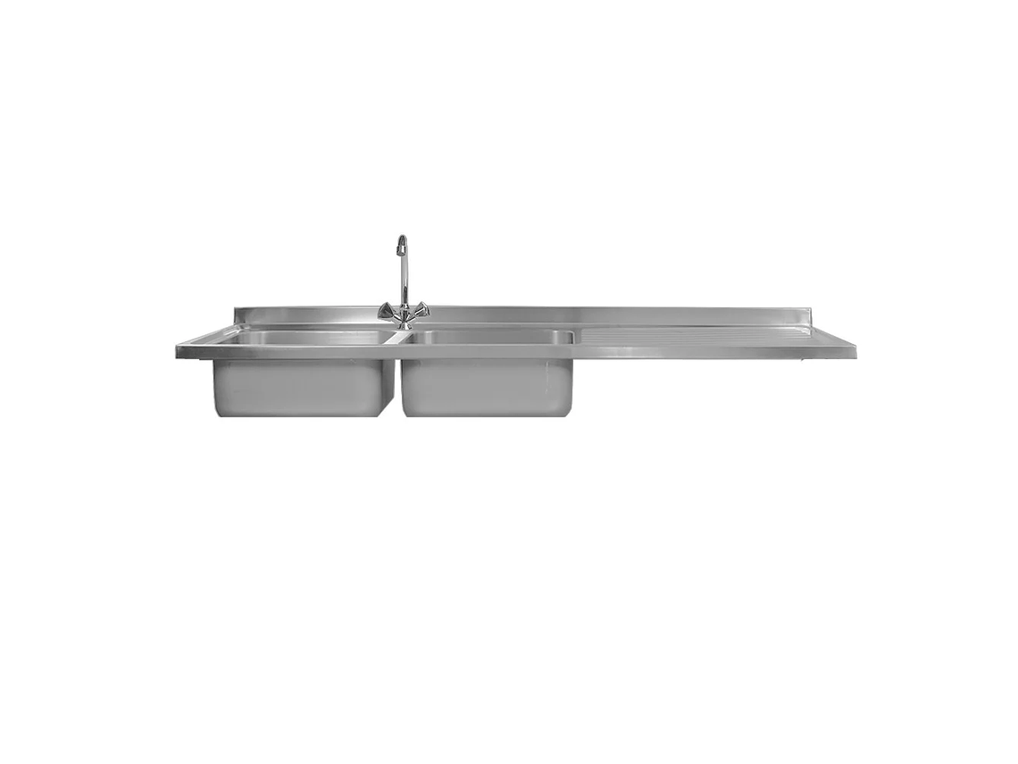 CUBIERTA IMAHE 2 TAZAS CON SECADOR DERECHO 190 X 60 CM 1