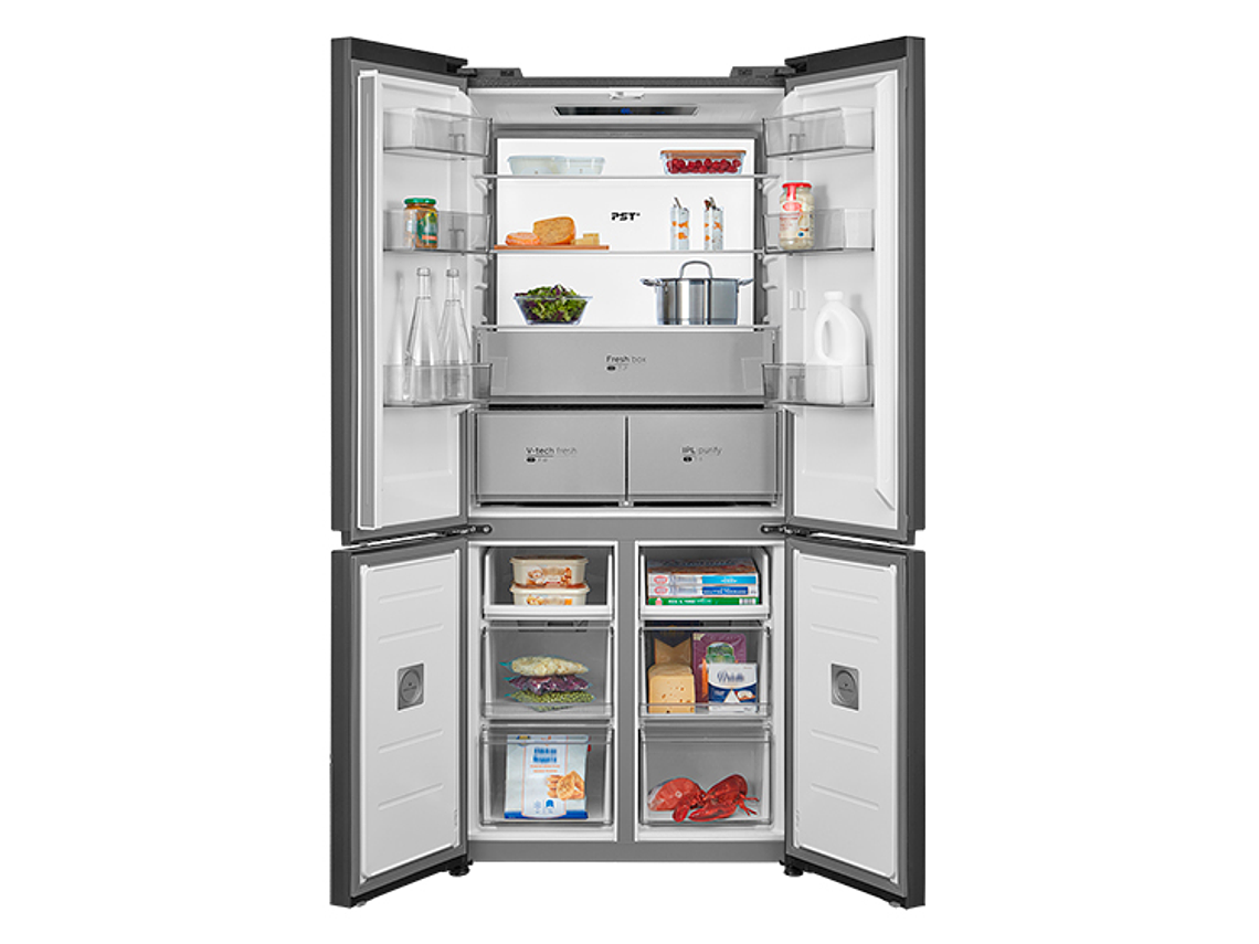 REFRIGERADOR MIDEA PERFECT FIT + V-TECH MULTI DOOR 474 LITROS MDRMD706BIE70 4