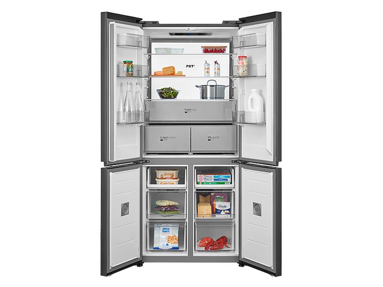 REFRIGERADOR MIDEA PERFECT FIT + V-TECH MULTI DOOR 474 LITROS MDRMD706BIE70 4