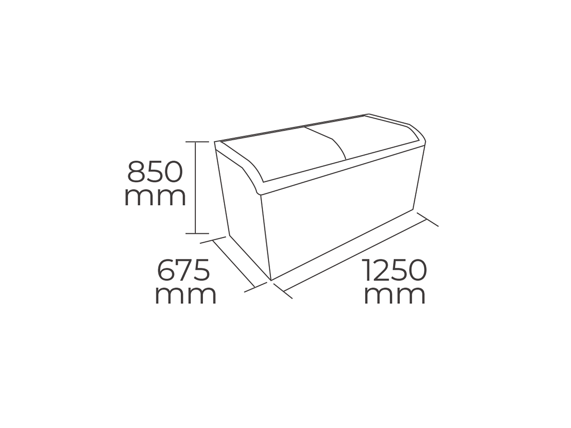 CONGELADOR TIPO ISLA 377 LTS 3