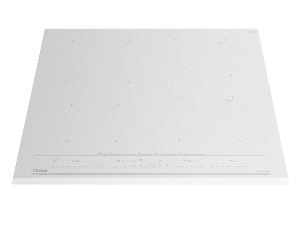 ENCIMERA ELÉCTRICA PLACAS DE INDUCCIÓN TEKA 4 PLATOS IZC 64630 WH MST 4