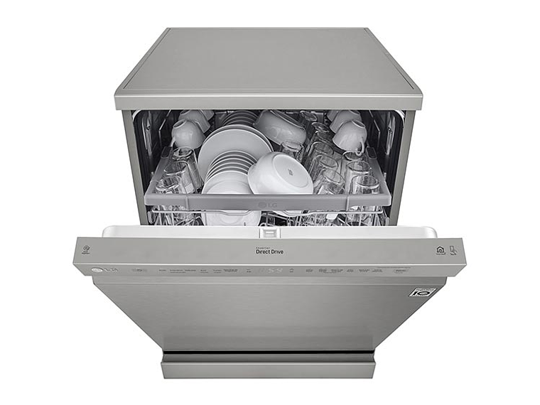 LAVAVAJILLAS LG 14 PLATOS SILVER DF222FP.APZECL 2