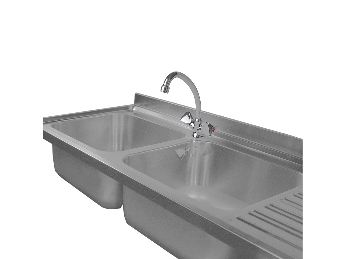 CUBIERTA IMAHE 2 TAZAS CON SECADOR DERECHO 190 X 60 CM 2